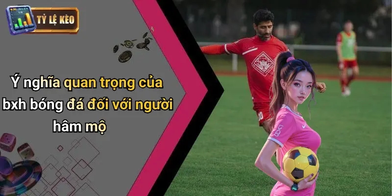 BXH bóng đá 1 BXH Bóng Đá