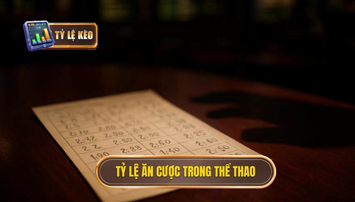 Khái niệm cốt lõi về tỷ lệ ăn cược trong cá cược thể thao