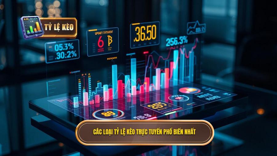 Các loại tỷ lệ kèo trực tuyến phổ biến nhất