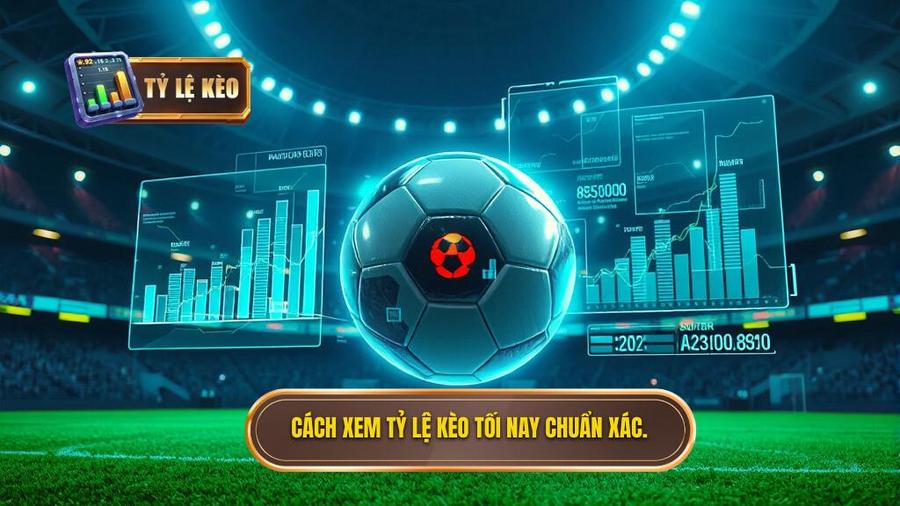 1. Cách xem tỷ lệ kèo tối nay chuẩn xác.