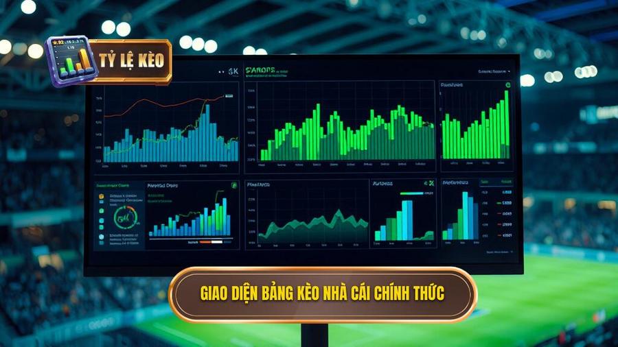 1. Giao diện bảng kèo nhà cái chính thức