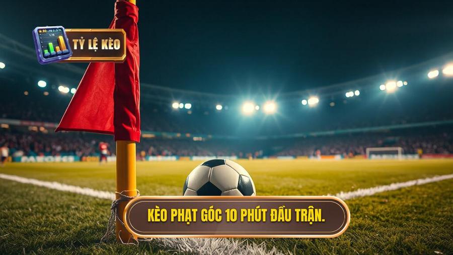 Kèo phạt góc 10 phút đầu trận.