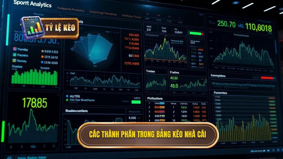 2. Các thành phần trong bảng kèo nhà cái