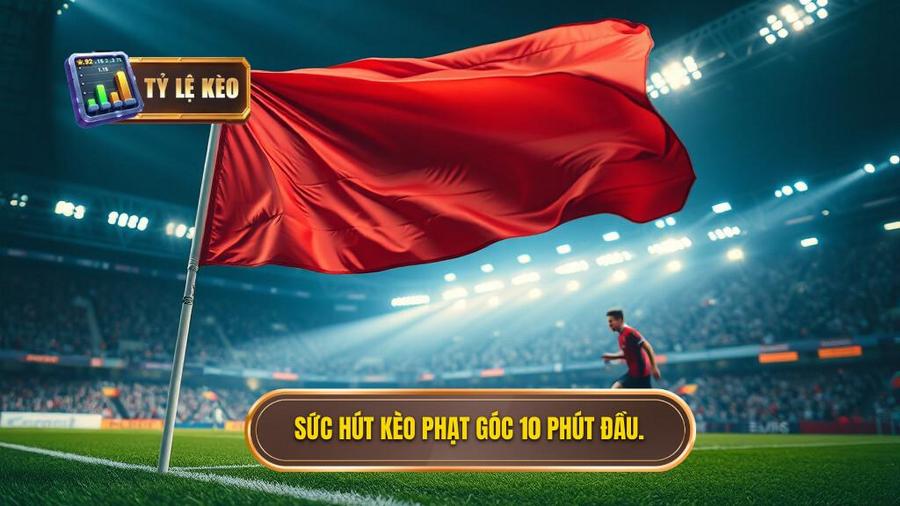 Sức hút kèo phạt góc 10 phút đầu.