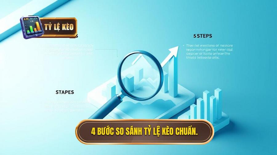 3. 4 bước so sánh tỷ lệ kèo chuẩn.
